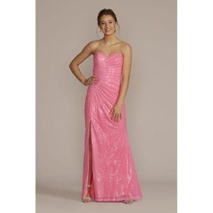 Pink Full Length Gown Retail